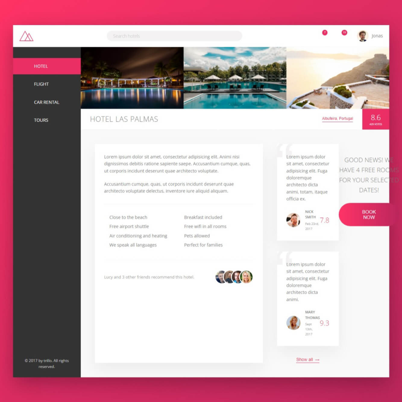 Screenshot of  trillo project